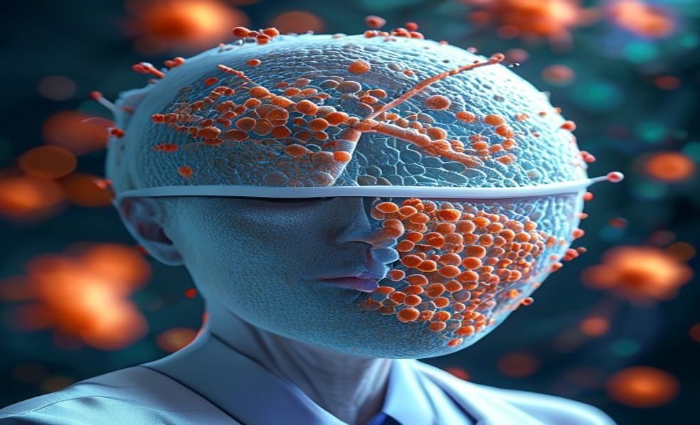Genomic sequencing lab with tumor mutation analysis interface